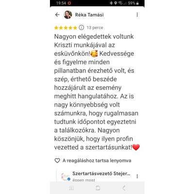 Réka és Tamás véleménye