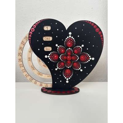 Szív alakú öröknaptár