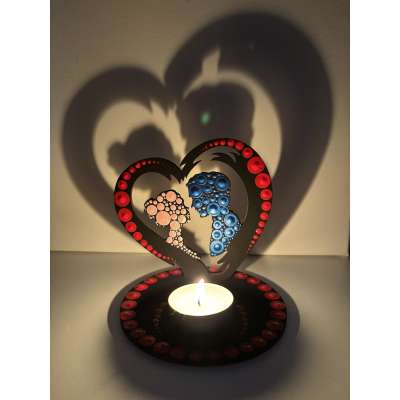 Szerelmes pár árnyéklámpa