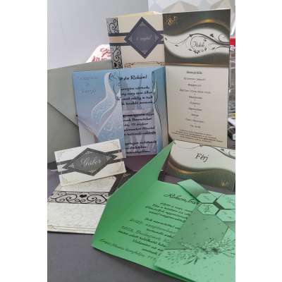 Meghívók, ültető- és menükártyák