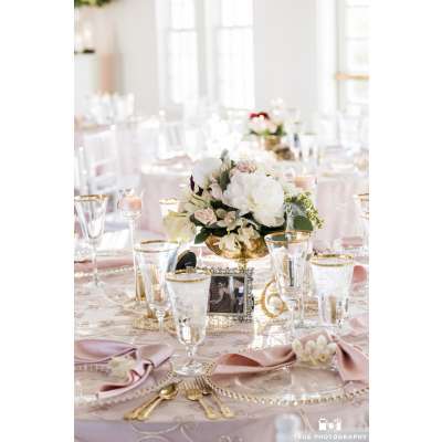 Esküvői dekoráció - Rózsaszínködös nosztalgia